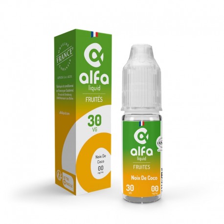 eLiquide Coco Alfaliquid - 10 ml