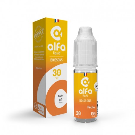  eLiquide Pêche Alfaliquid - 10 ml