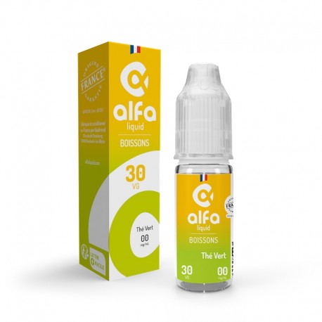 eLiquide Thé Vert Alfaliquid - 10 ml