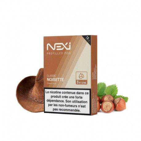 Cartouches Jetables Nexi One Noisette Aspire (x3)