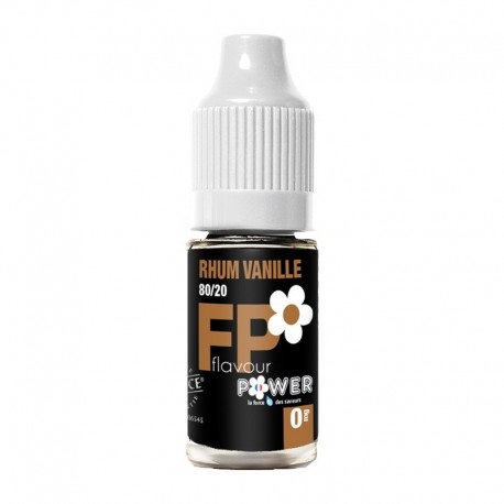 Rhum-Vanille FLAVOUR POWER 10ml en PG/VG 80/20