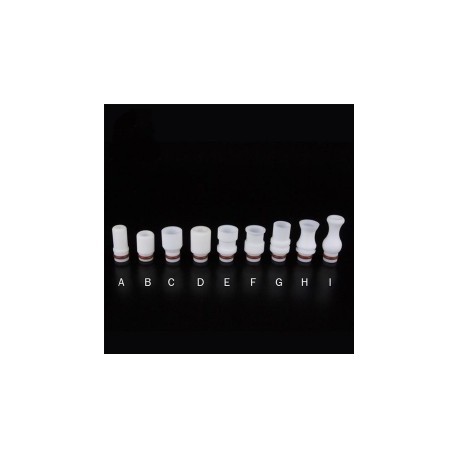 Drip Tip Teflon Blanc TOBECO