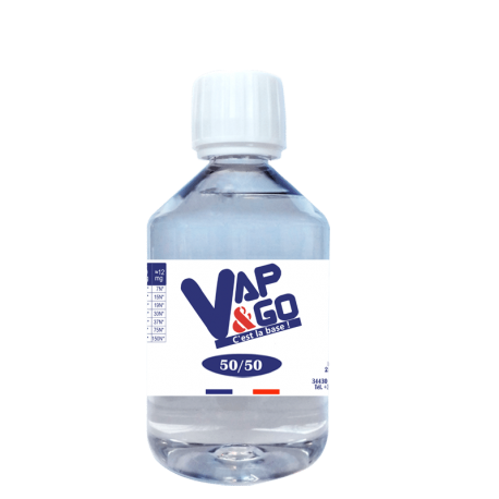 Base 50/50 VAP & GO DIY 250 mL