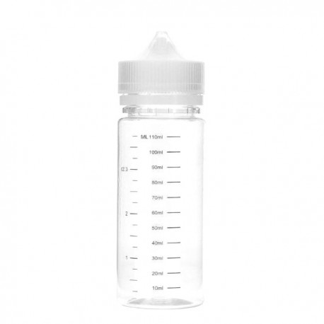 Flacon plastique Unicorn gradué - 120ml - Pack de 10