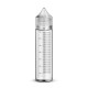 Flacon plastique unicorn gradué - 70ml - Pack de 10
