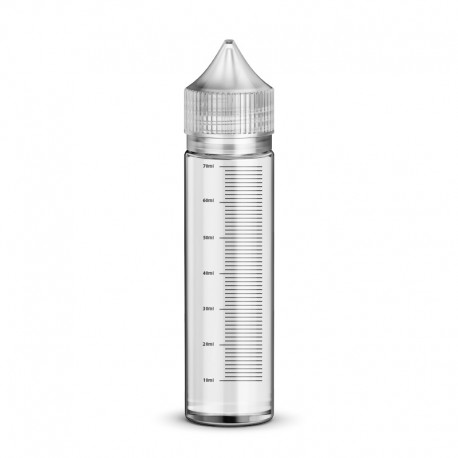 Flacon plastique unicorn gradué - 70ml - Pack de 10