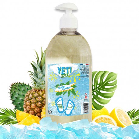 Sunset Paradise YETI FRUITE 1L 0MG Bouteille surdosé