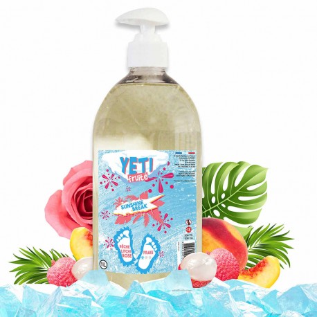 Sunshine Breack YETI Fruité 1L 0MGBouteille surdosé
