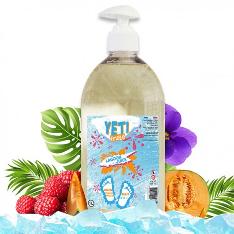 Lagoon Juice YETI Fruité 1L 0MGBouteille surdosé